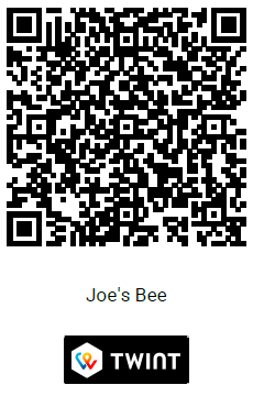 Code QR Twint Joe's Bee